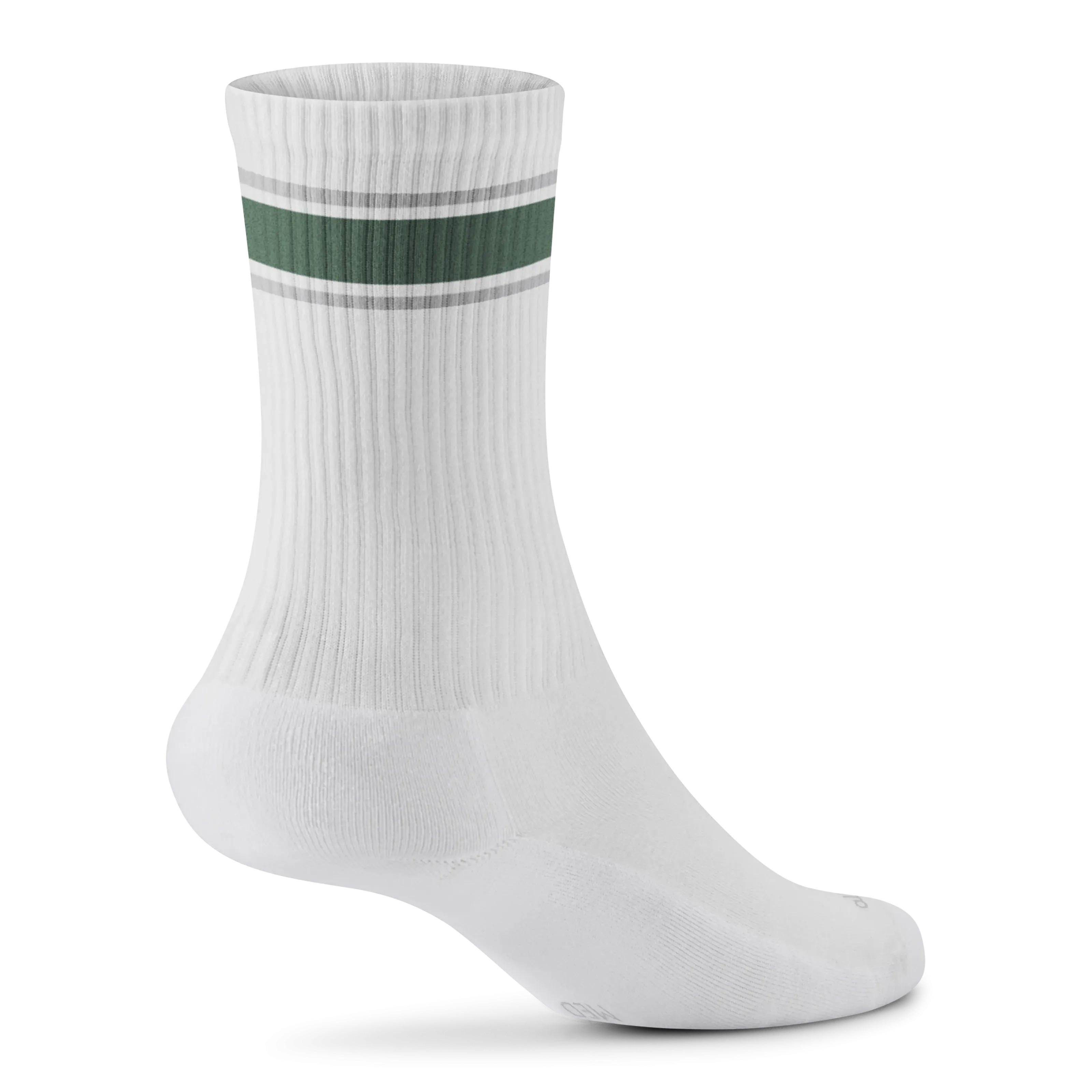 Allbirds Anytime Crew Sock – Blizzard, Verdant Green 42515387