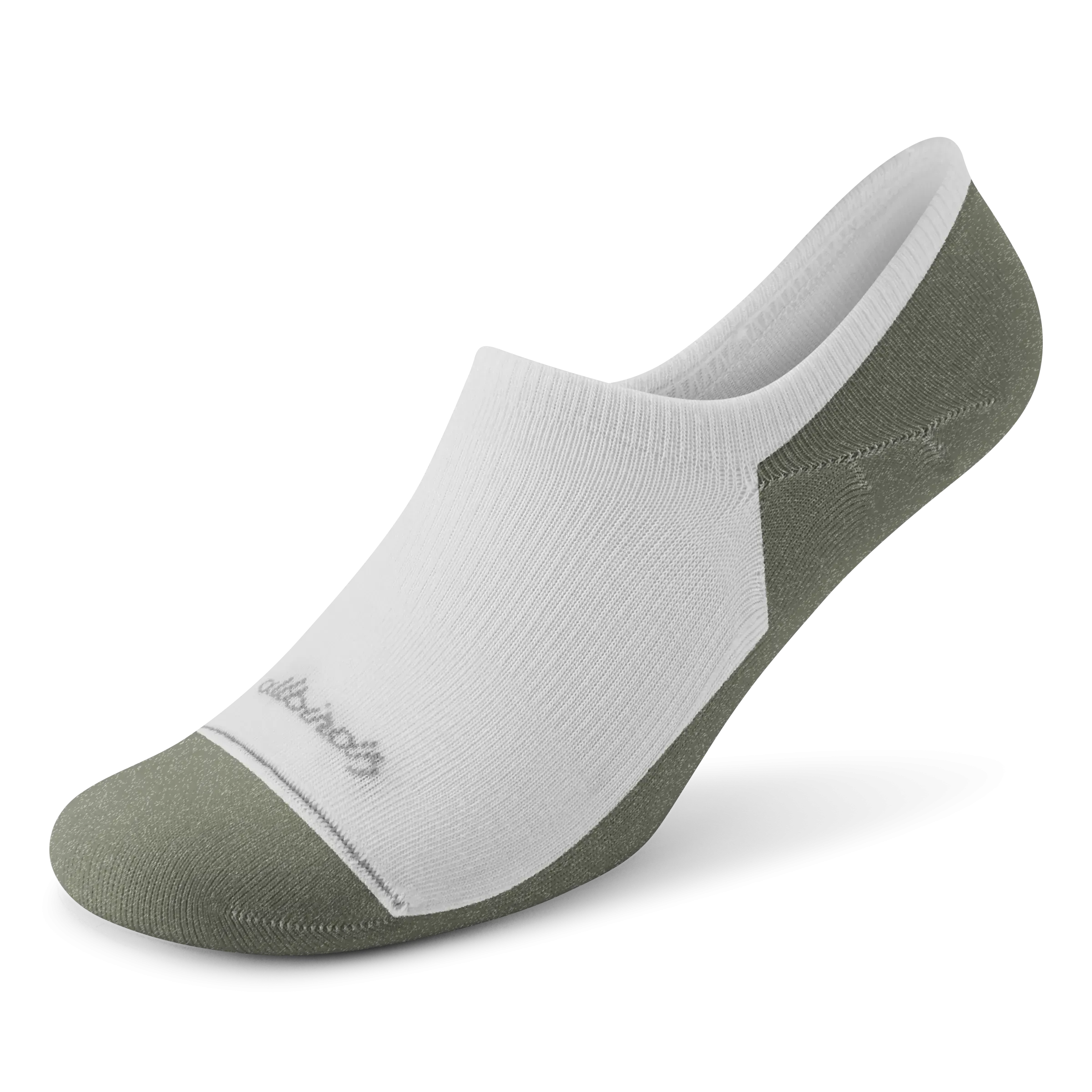 Allbirds Anytime No Show Sock – Blizzard/Thunder Green 38848657