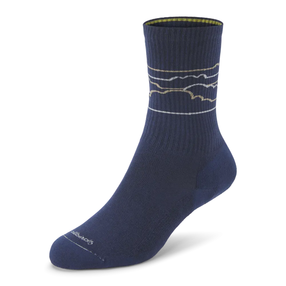 Allbirds Anytime Crew Sock – Deep Navy/Rugged Beige 72756454