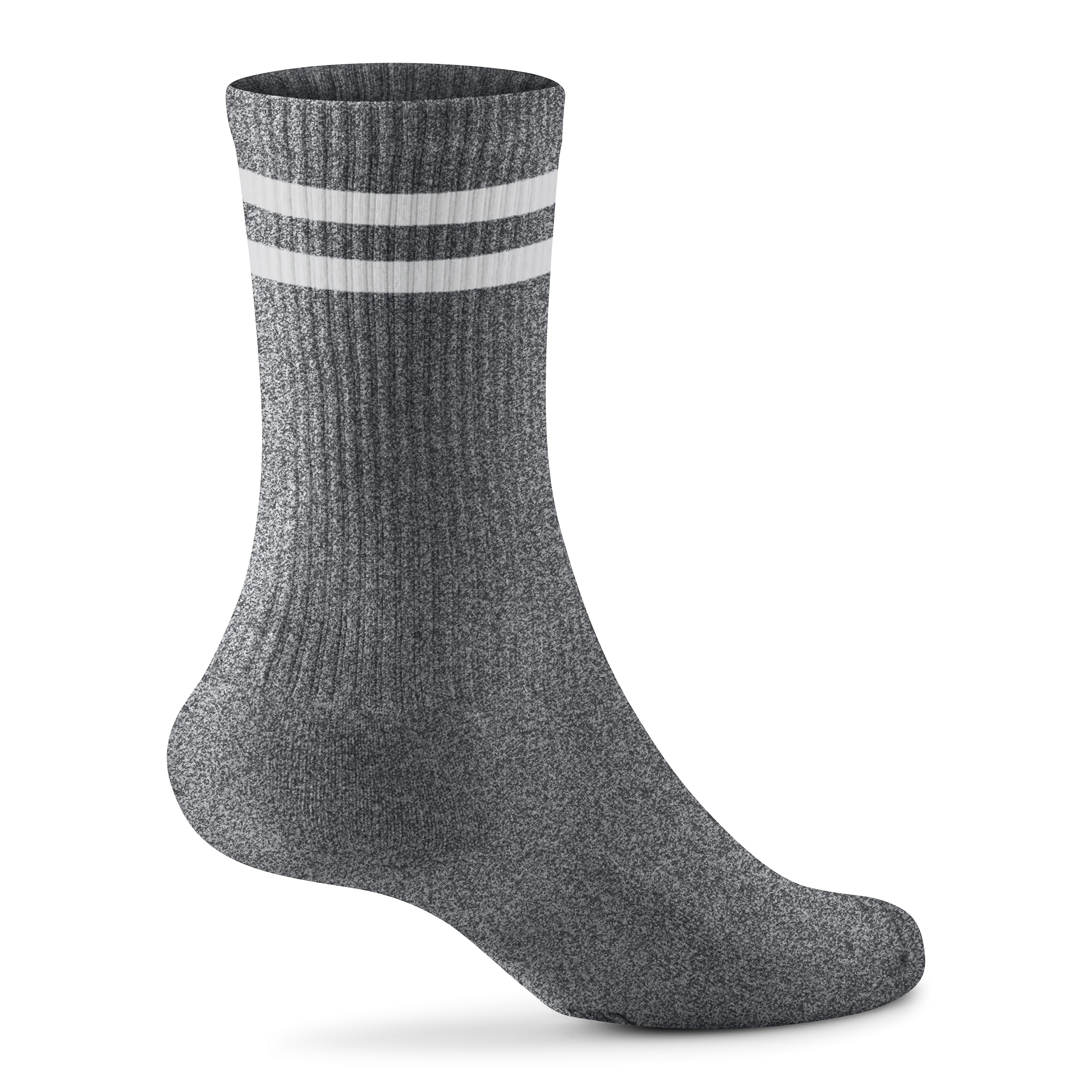 Allbirds Anytime Crew Sock – Natural Grey Heather/Natural White 58741767