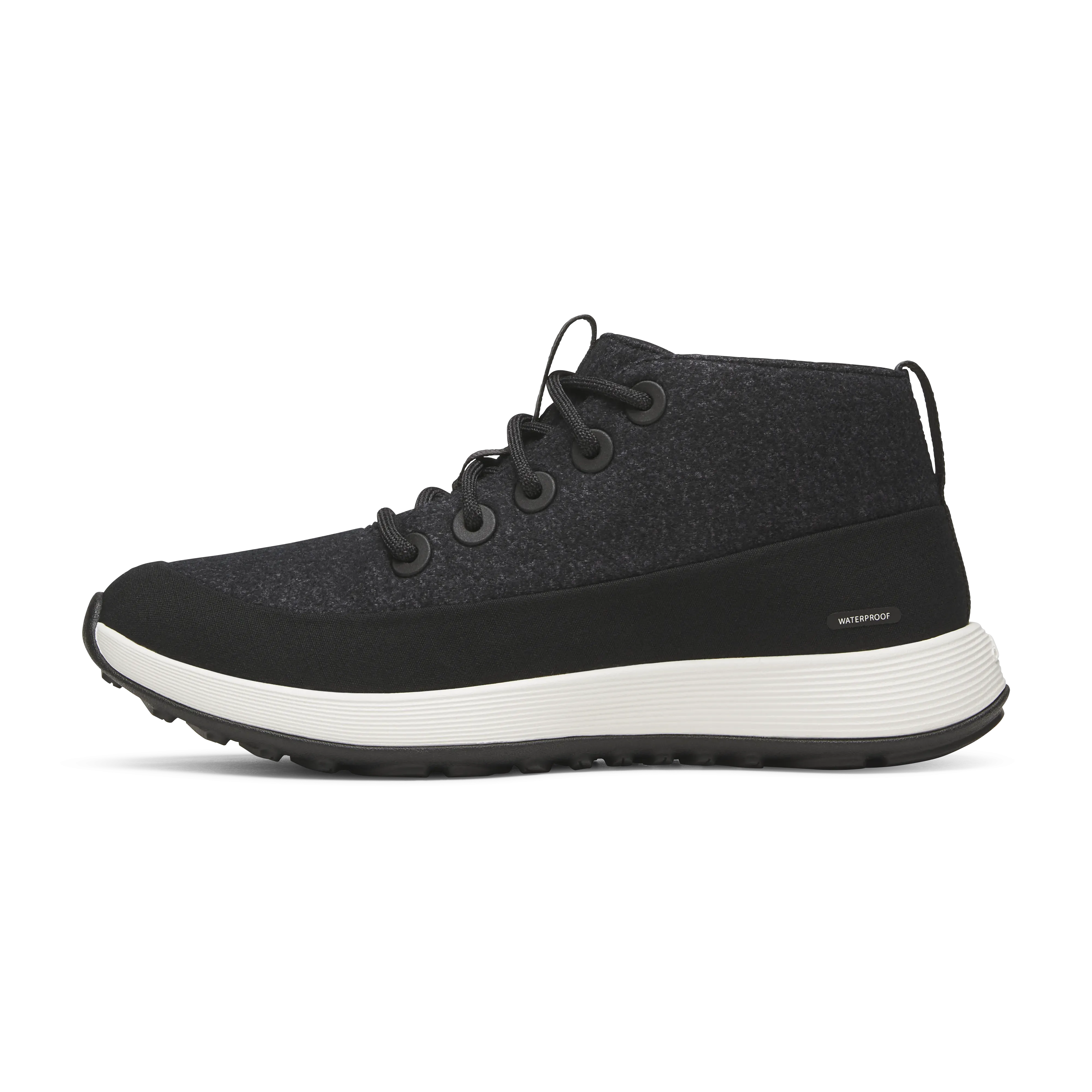 Allbirds Women's Wool Runner NZ Mid Waterproof – Natural Black 14145292